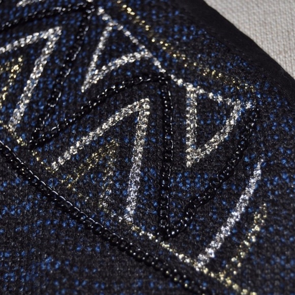 American Eagle Blue Crop Open Sweater small - Picture 5 of 7